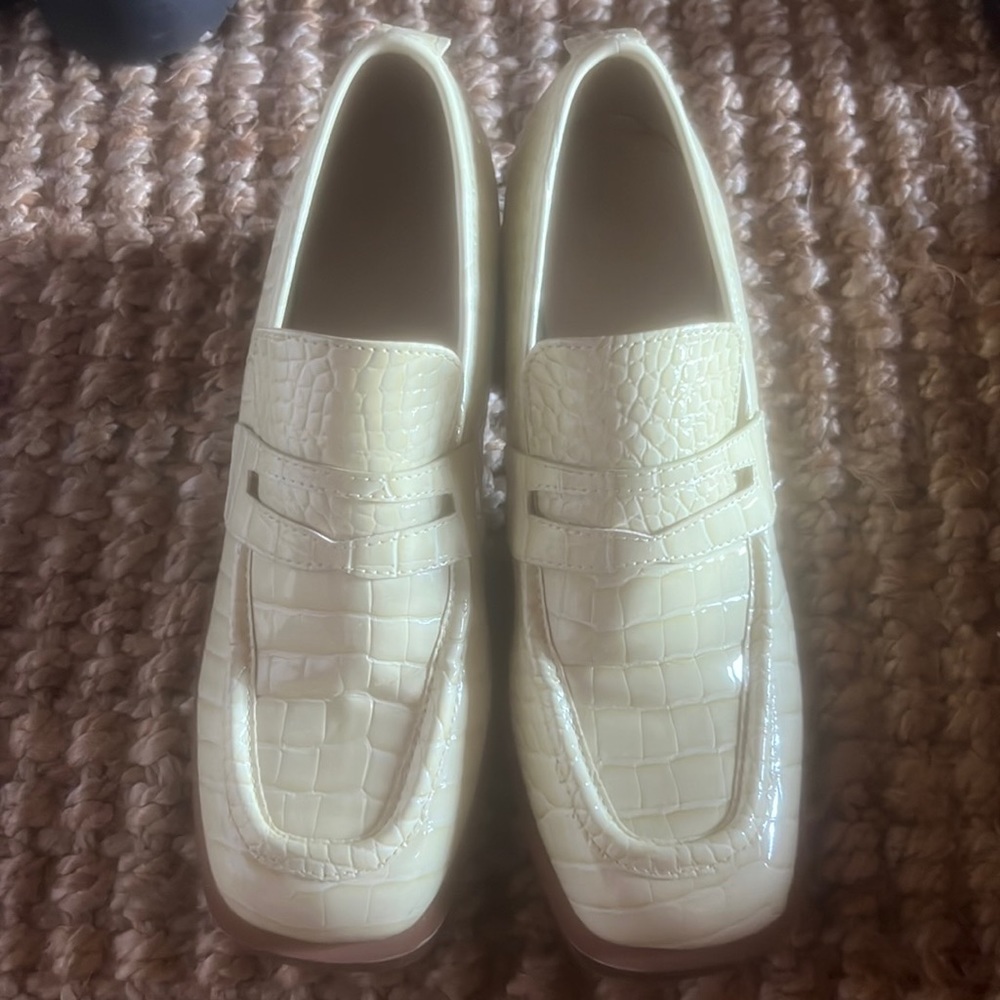 Urban outfitters lime green loafers